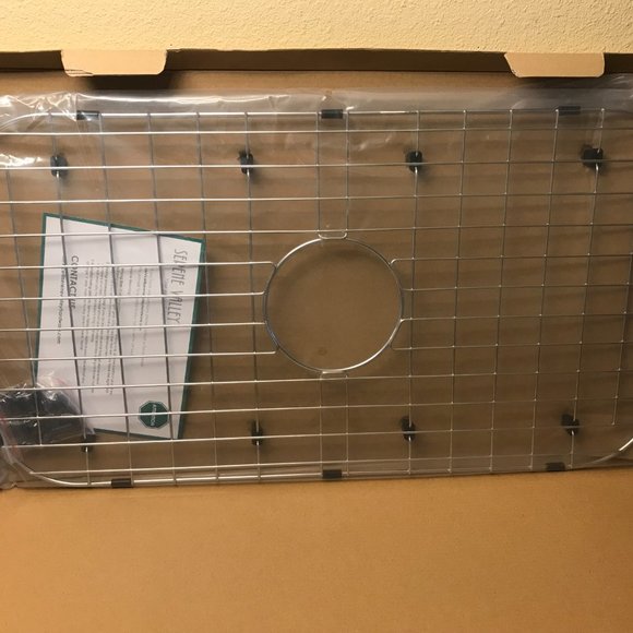 Serene Valley Sink Protector Basin 26-1/16" x 14-1/16" Stainless Steel NLW2614C - Picture 6 of 11